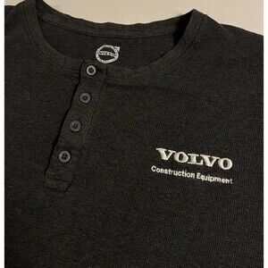 VOLVO Construction Equipment OFFICIAL Long Sleeve Waffle Thermal Shirt 2XL Work